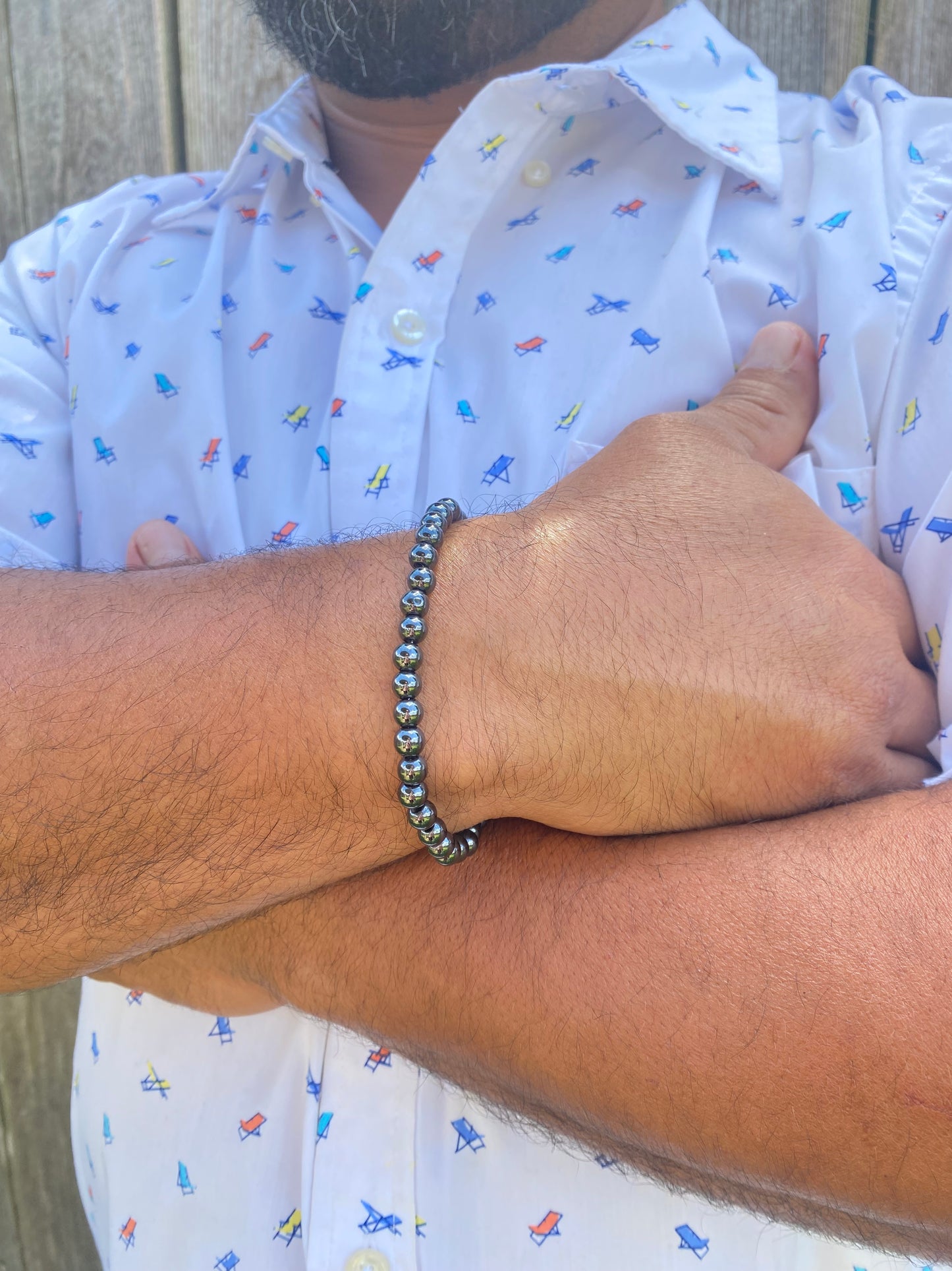Men’s Hematite Protection Bracelet