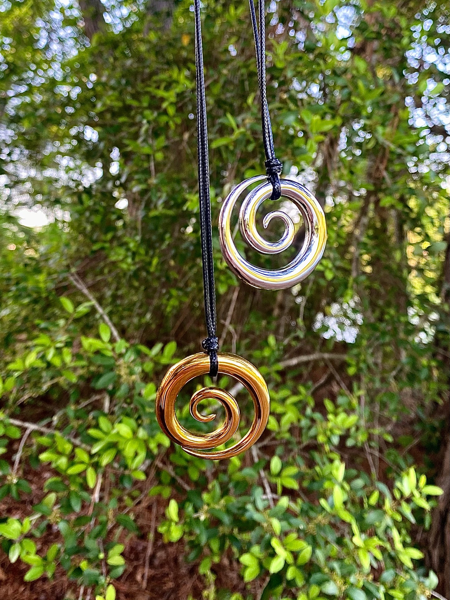 Spiral Pendant Necklace