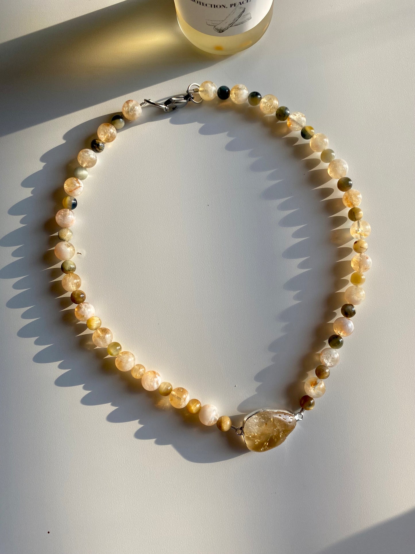 Citrine Crown Necklace