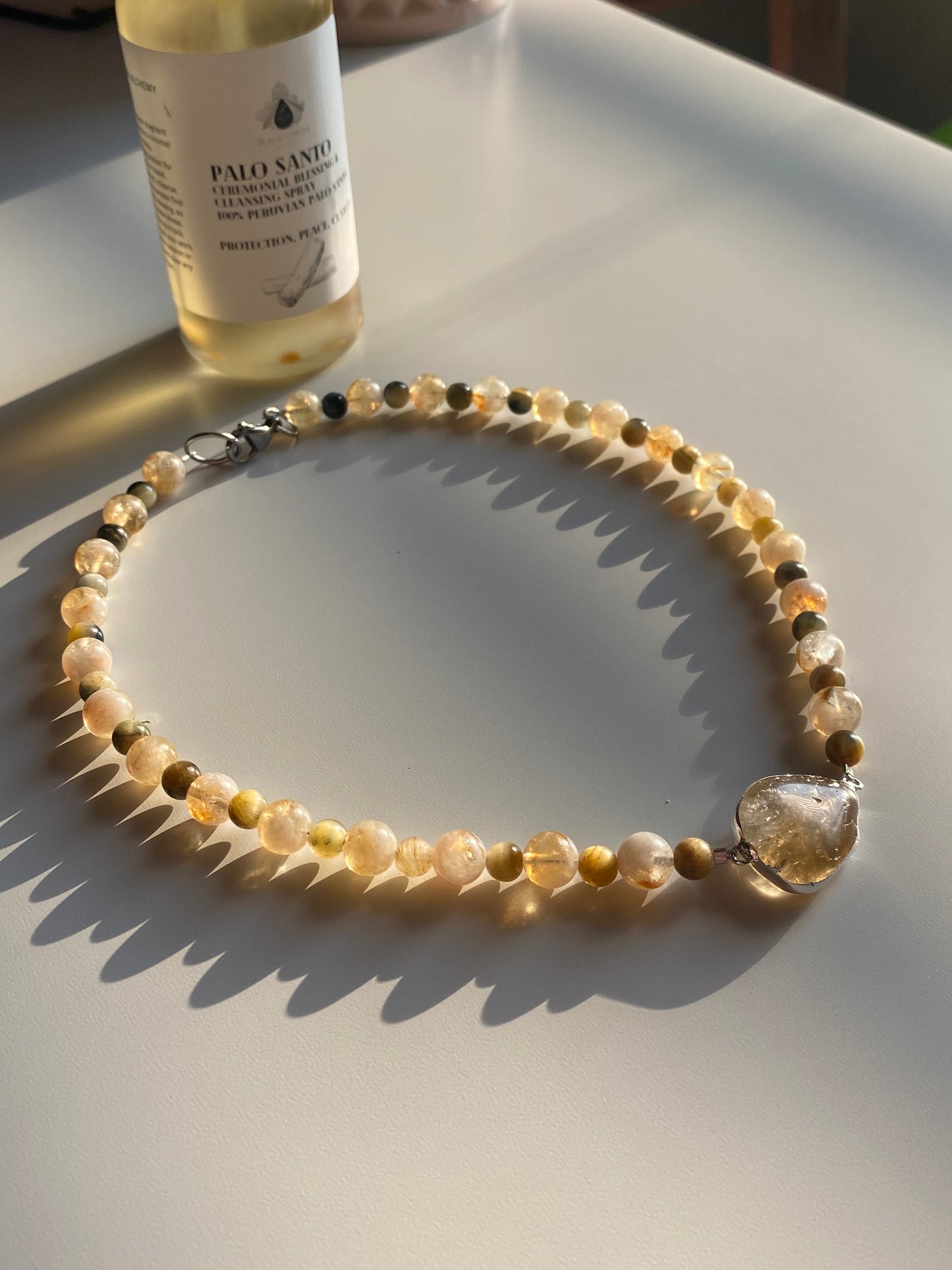 Citrine Crown Necklace