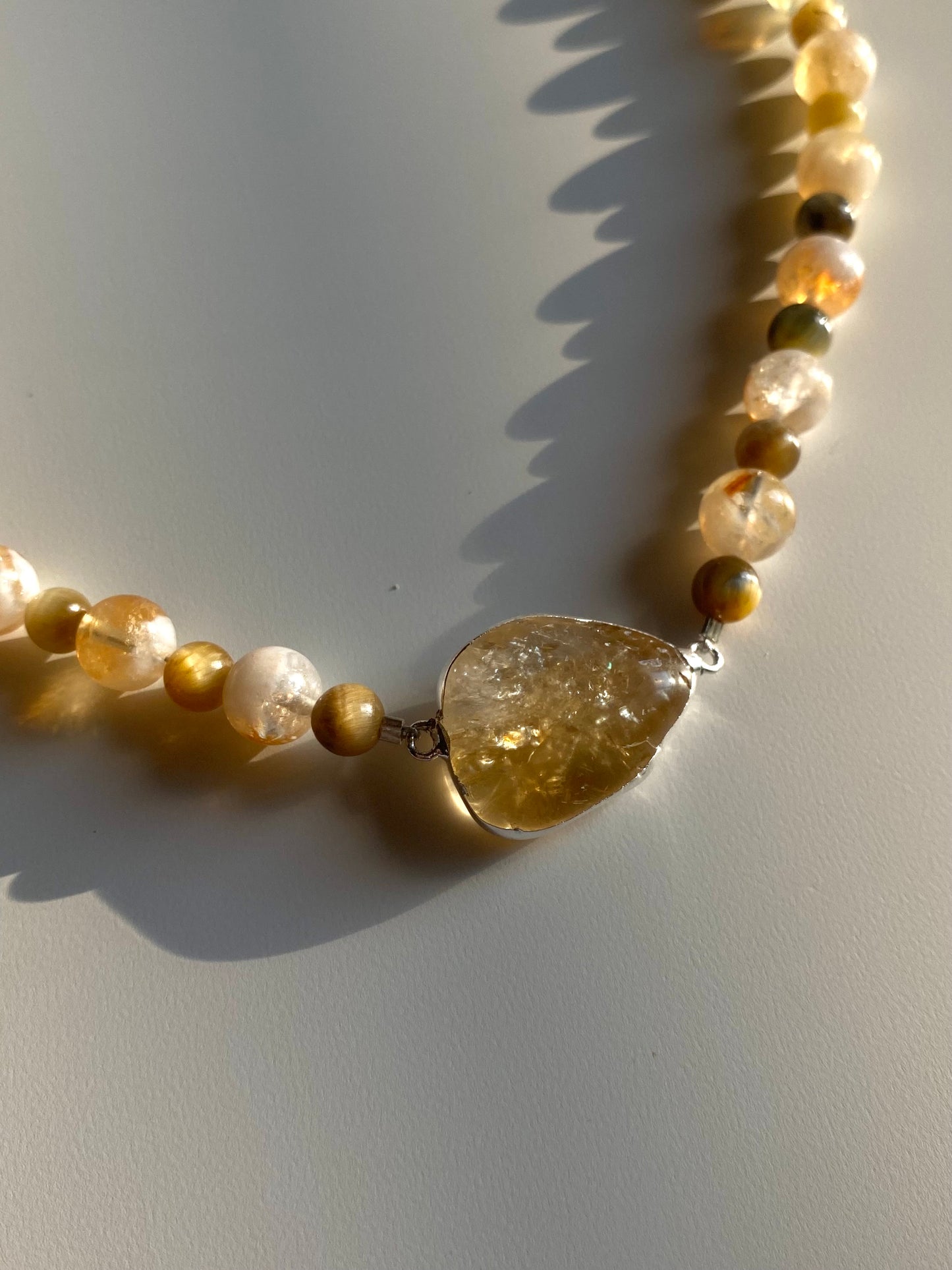Citrine Crown Necklace