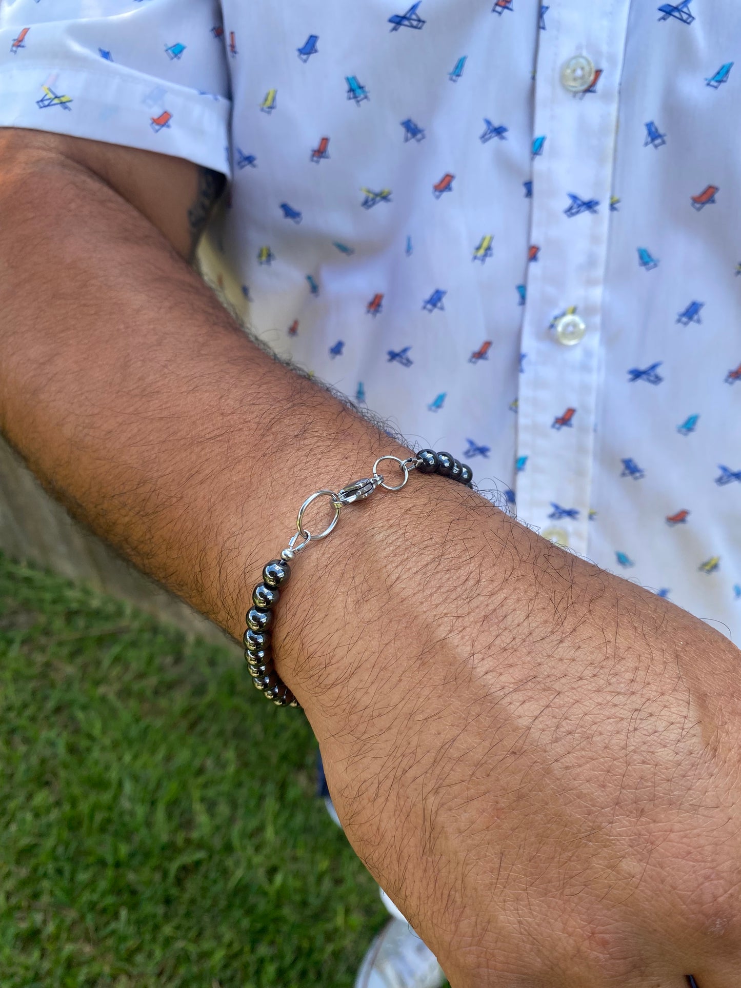 Men’s Hematite Protection Bracelet