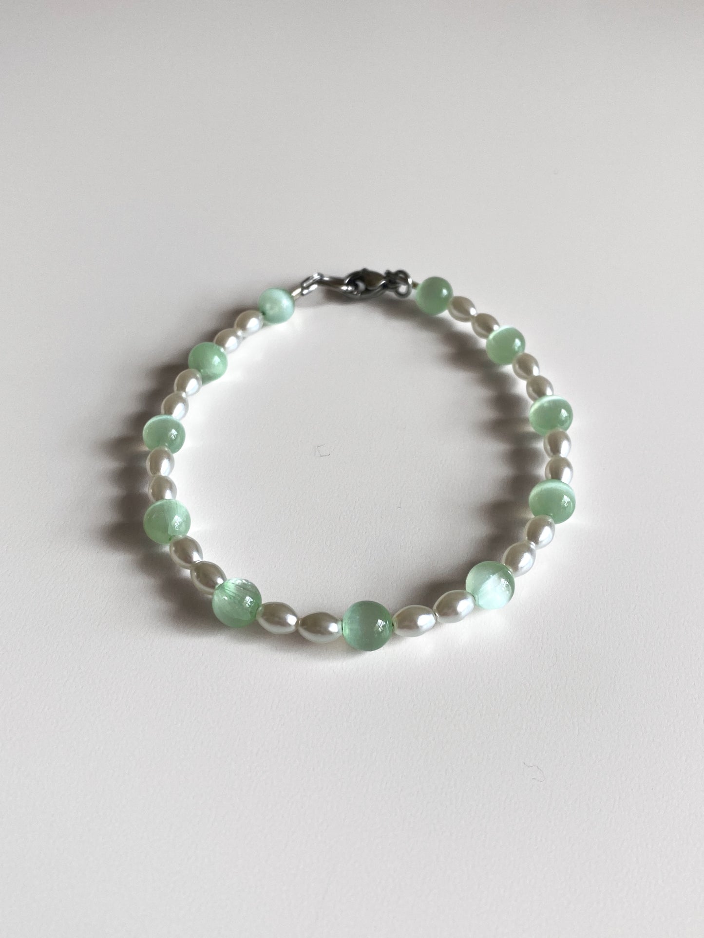 Green Selenite Anklet